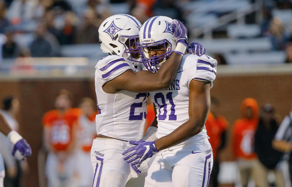 Furman%26%238217%3Bs+offensive+and+defensive+superstars%2C+Adrian+Hope+and+Devin+Wynn%2C+look+to+lead+Furman+Football+into+2020.+The+dynamic+duo+has+set+the+Southern+Conference+on+fire+and+hopes+to+continue+their+success+with+one+last+season+together+as+Paladins.