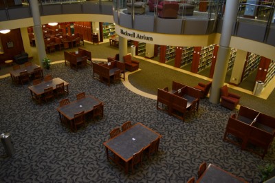 Several areas on campus, including the library, have adjusted their rules to accommodate social distancing protocols.