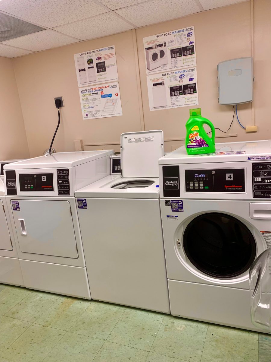 The new machines in the North Village laundry rooms.