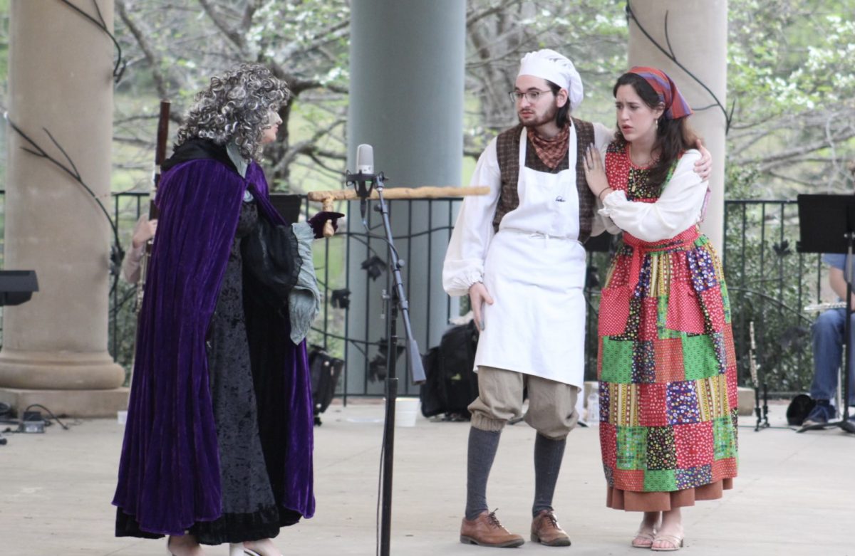 Lucas (left) in Furmans production of Into the Woods