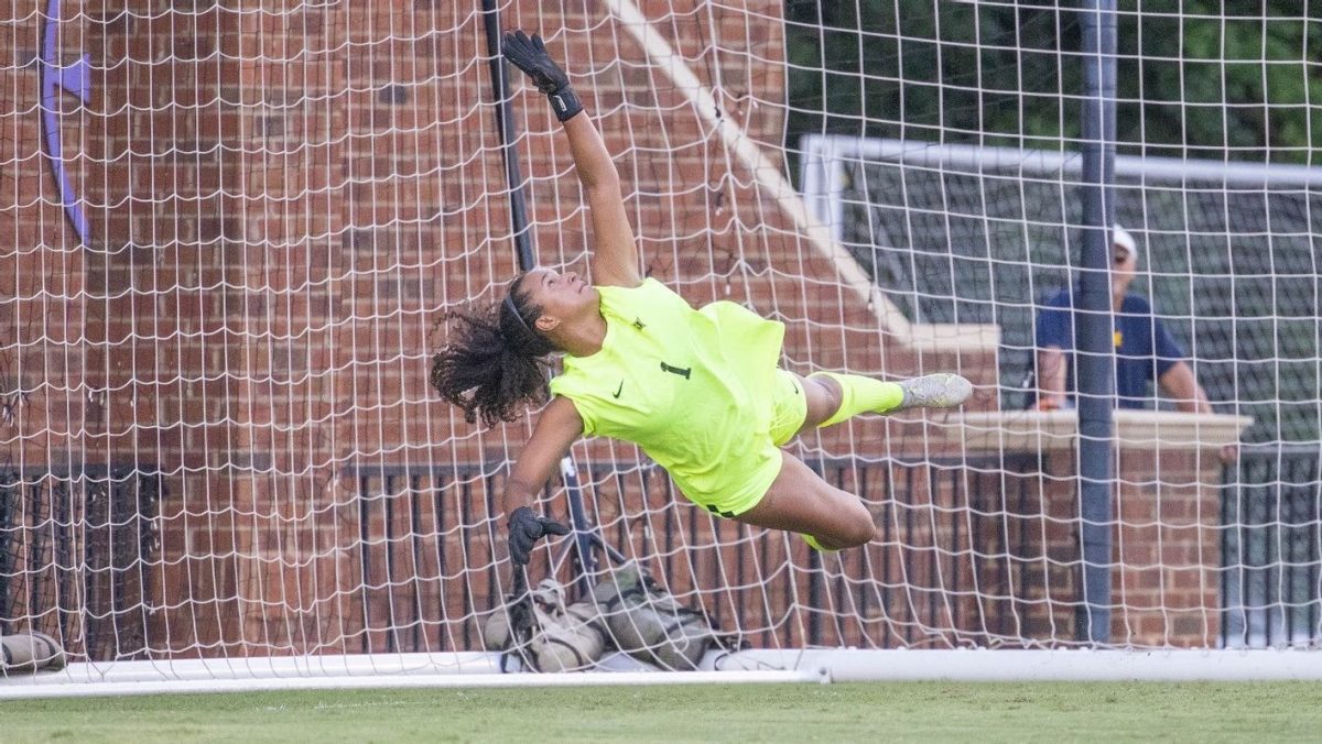 Senior goalkeeper Nora Sampson recorded a career-best 10 saves to lead Furman to 1-0 victory over the College of Charleston.