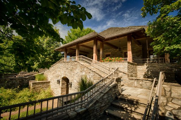 The Shi Institute building is located on the north end of Furman Lake between the cabins and the amphitheater.