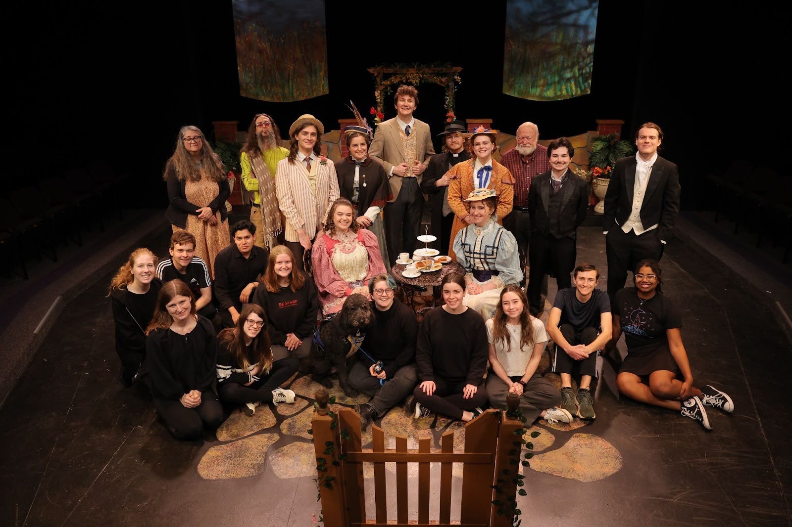 The cast and crew of The Importance of Being Earnest